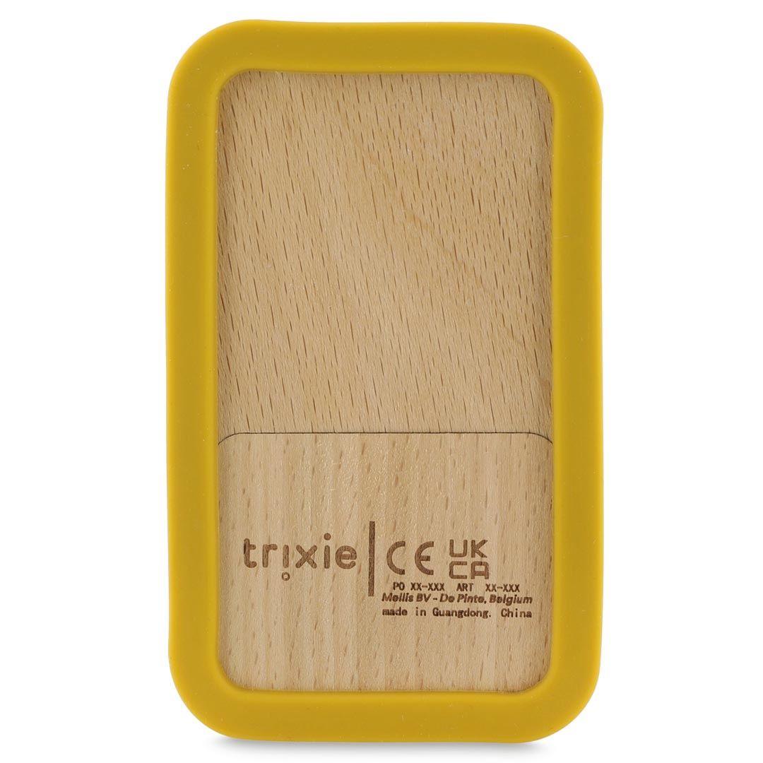 Teléfono de silicona y madera para bebés - Mr. Lion